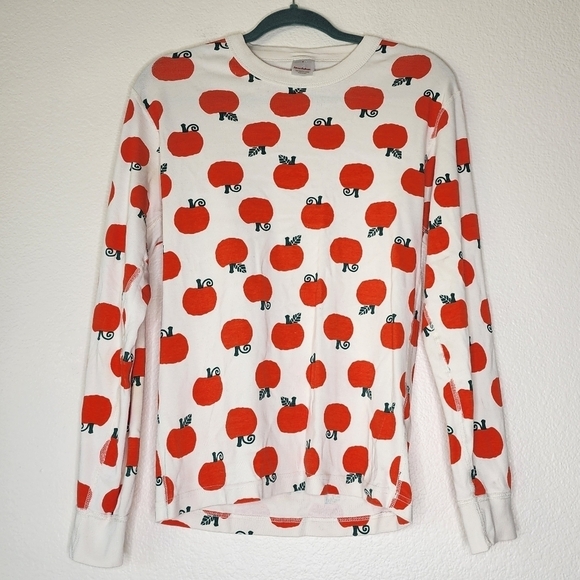 Hanna Anderson Pumpkin Patch PJ Top S - Picture 2 of 4